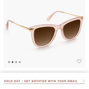 Krewe Simone Sunglasses in 24K Petal